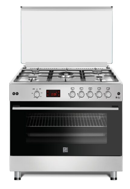 Purity Gas Cooker, 90 cm, 5 Burners, 120 Liters, FRGG9050 - Silver