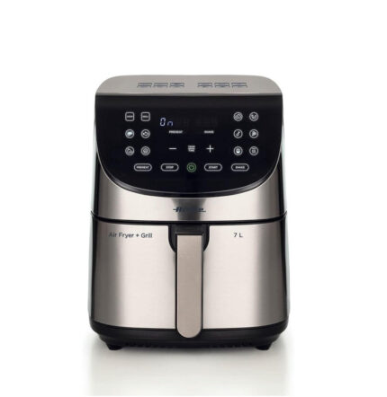 Ariete Digital Steel Fryer, 1800 Watt, 7 Liter, 1003926 - Black